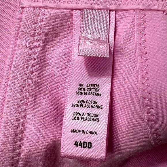 SKIMS Cotton Logo Demi Bra NEW Bubble Gum 44DD - Picture 10 of 12